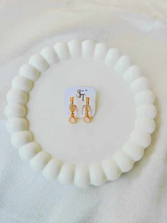 AD Diamond Drop Earring
