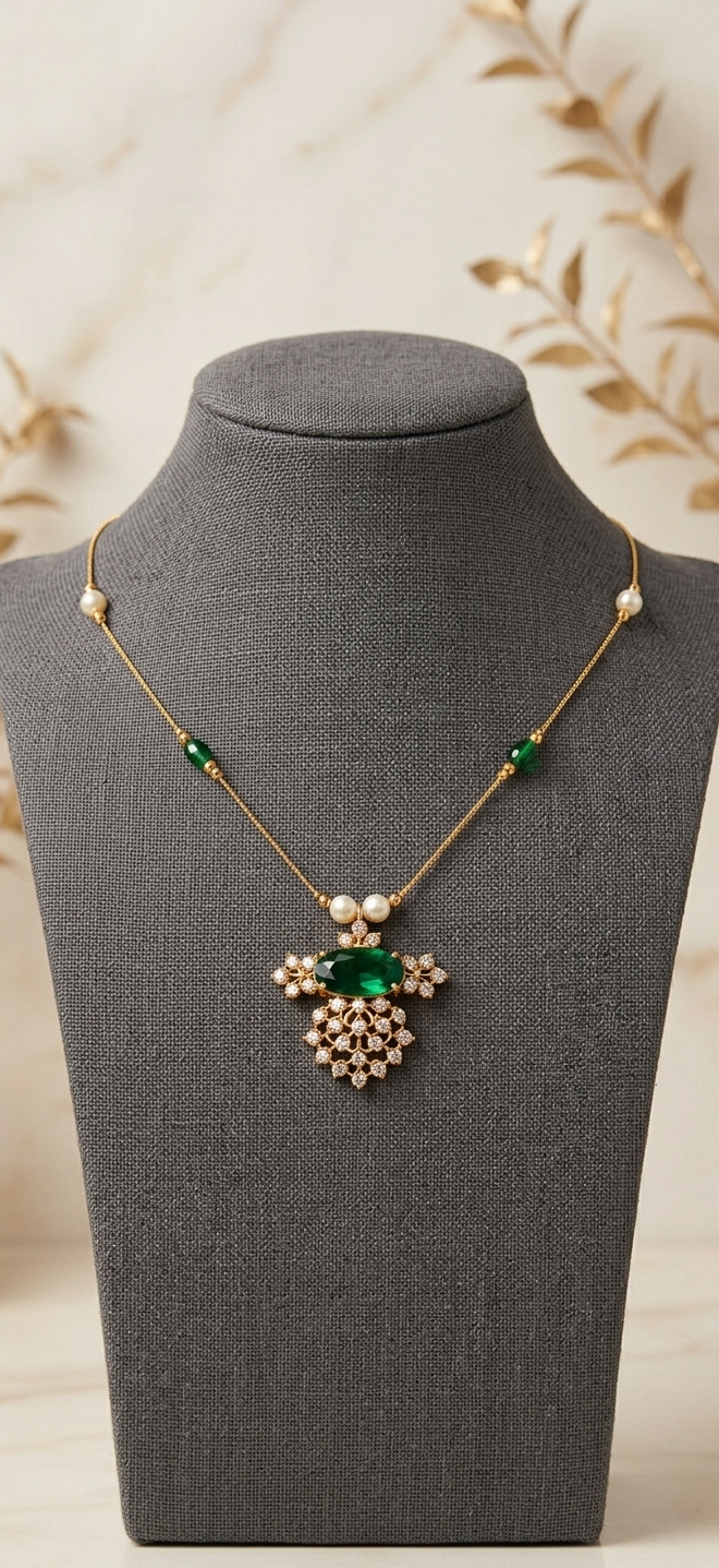 Lattice Pendant Necklace
