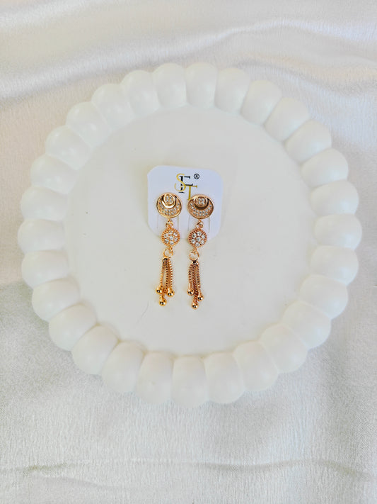 Celestial Tassel Drop Earrings