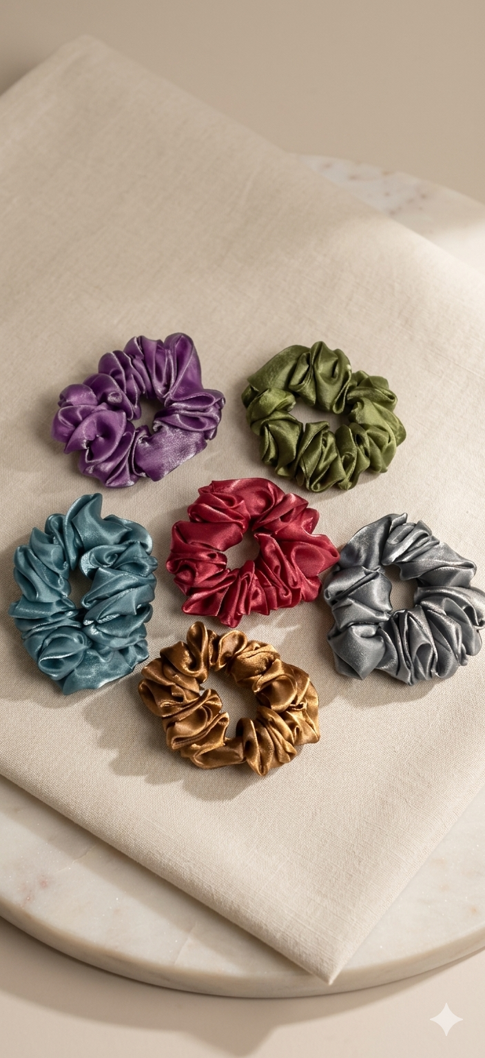 Satin Scrunchies