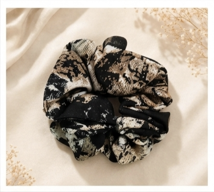 Geometric Scrunchies