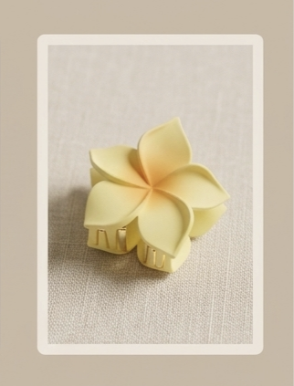 Petals Pastel Plumeria Hair Clip