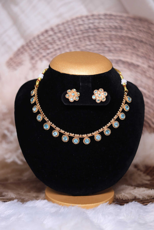 Ira Aqua Flora Delicate Choker Set