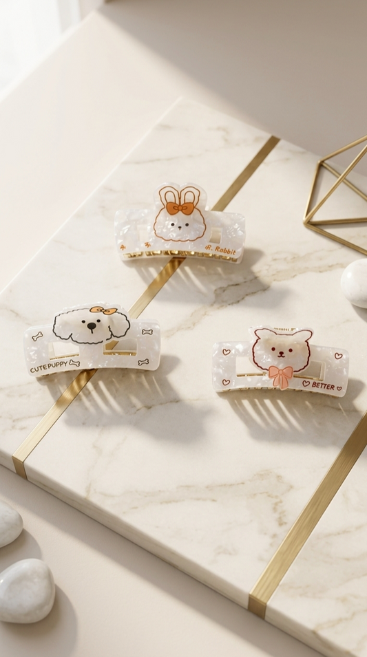Whimsical Marble Companion Clips