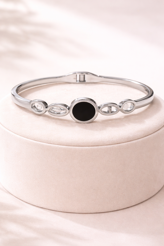 Midnight Halo Silver Luxe Bracelet