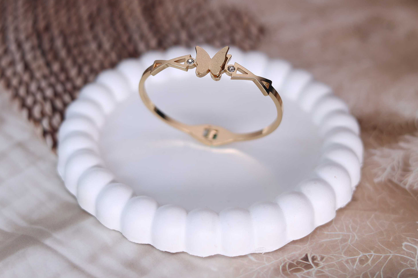 Golden Butterfly Bracelet