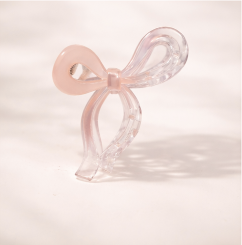 Luxe Bow Crystal Hair Claw Clip