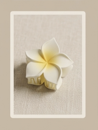 Petals Pastel Plumeria Hair Clip