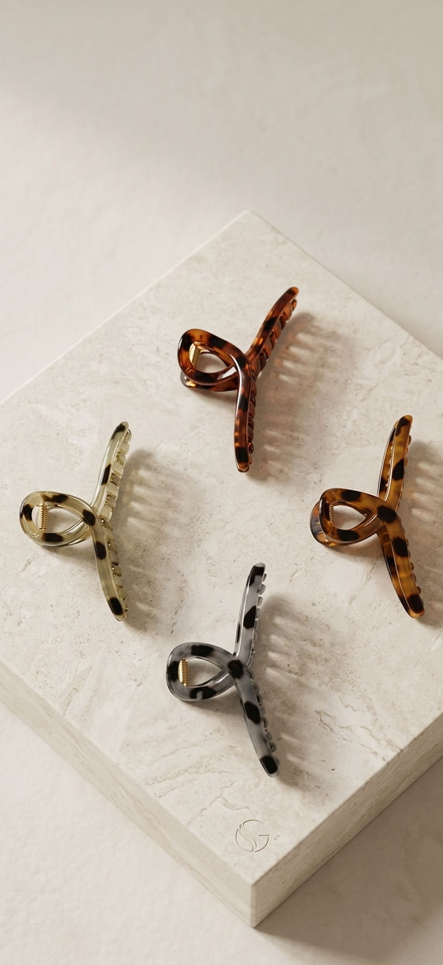 Elegant Twist Claw Clip