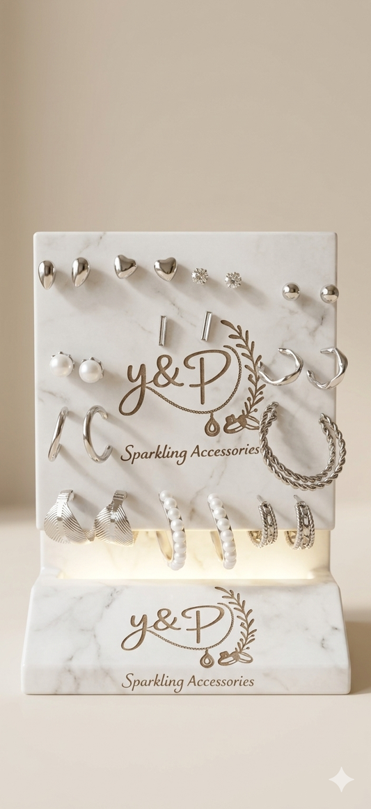 Essential Silver Curation Earring Set