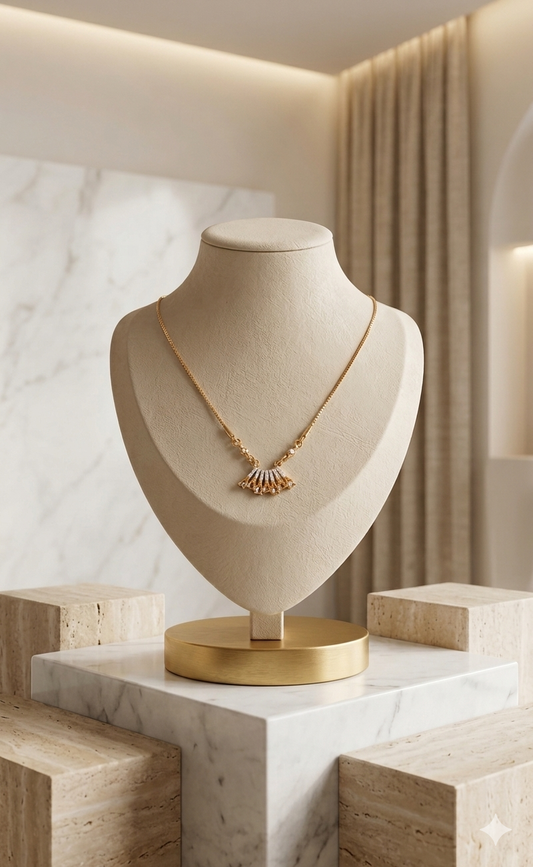 Arc Shaped Drop Pendent Chain