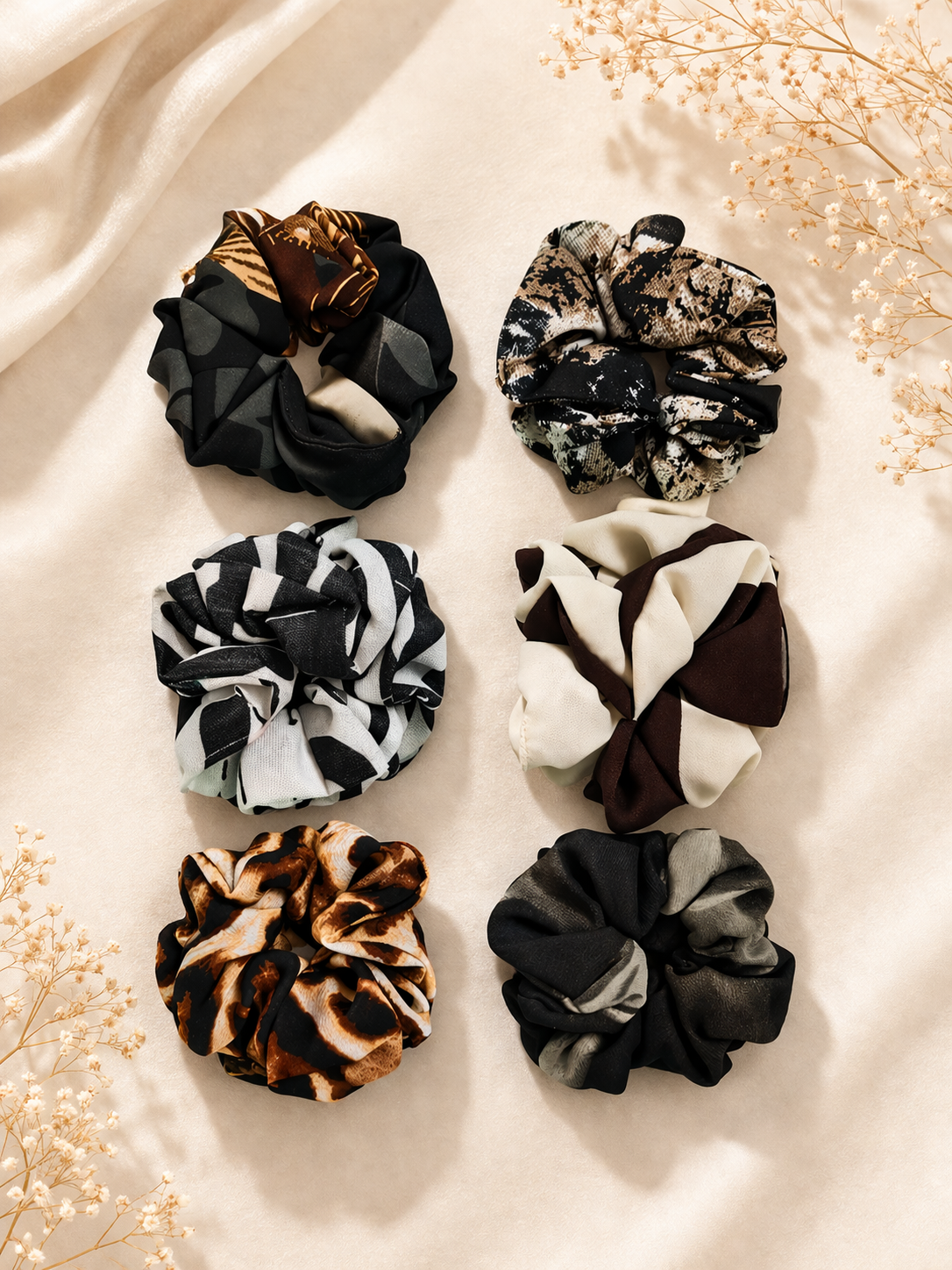 Geometric Scrunchies
