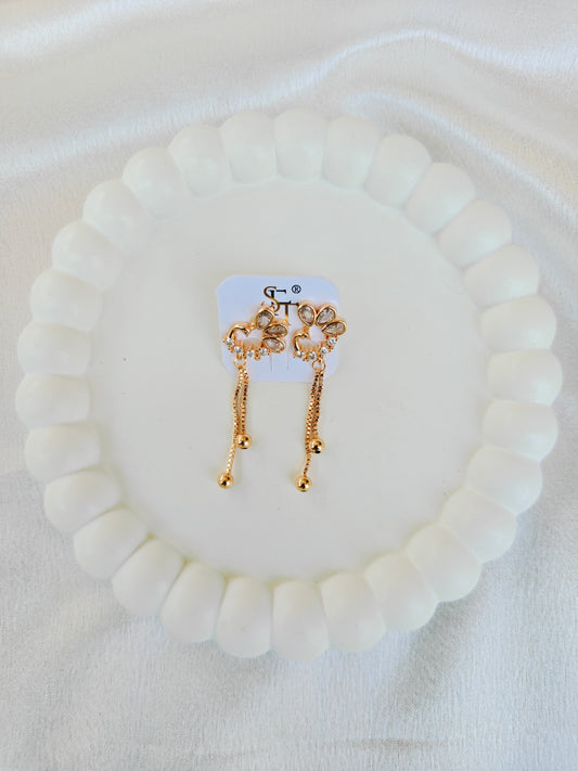 Peacock Drop Earring