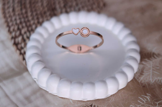 Heart and Round Bracelet