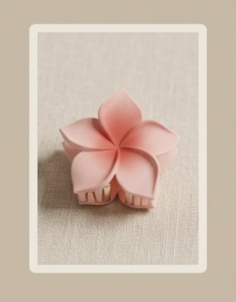Petals Pastel Plumeria Hair Clip